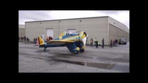 90-Year-Old P-26 Peashooter Starts Her Engines