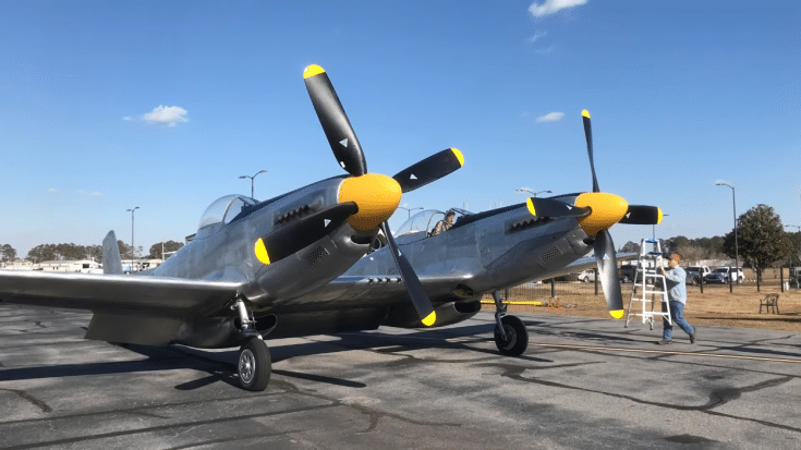 First Flight Of The Restored XP-82 Twin Mustang | World War Wings Videos
