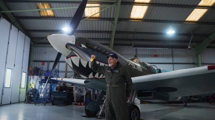 102-year-old Former RAF Pilot Takes To Skies in Iconic Spitfire | World War Wings Videos