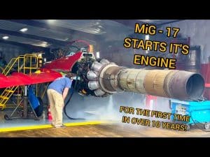 MiG-17 Starts Its Engines For The First Time