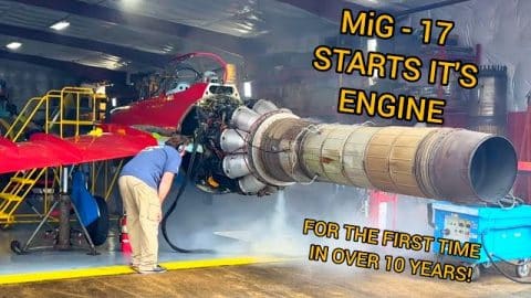 MiG-17 Starts Its Engines For The First Time