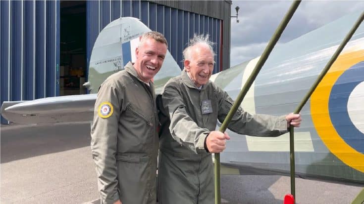 102 year old Battle of Britain Veteran Reunited With His Hurricane | World War Wings Videos