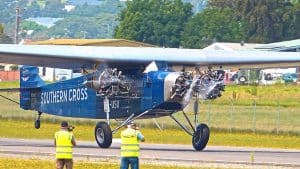 Kingsford Smith Fokker First Display Flight After 12 Years