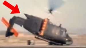 Helicopter Pilot Lands Too Hard