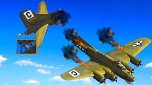 Tail Gunner Survives 4-Mile FREE FALL In Severed B-17 Tail