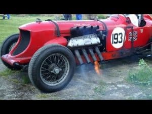 Old Cars with Extremely Big Engines