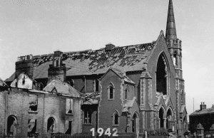 Then And Now Photos: The WWII Bombsite ‘Norwich Blitz’ Crossroads