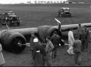 Watch a B-17 Flying Fortress Crash Land on One Wheel in 1944