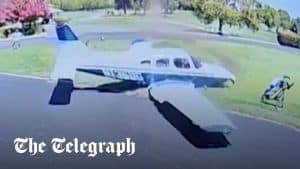 Plane Crash Lands on Golf Course, Narrowly Misses Golfer in California