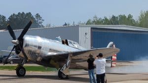 P-47-23 Start-up on First Test Flight