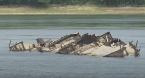 Watch WWII-Era Shipwrecks Resurface From the Depths of the Danube River