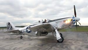 P-51 Mustang Shoots Out Flames On Startup