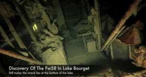 Remains of WWII German Focke Wulf FW58 Aircraft Discovered in French Lake After Decades