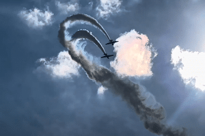 WWII Planes Fly Side by Side at the 2024 Leesburg Air Show