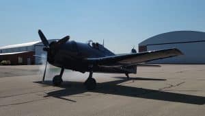 F6F-5 Hellcat From Fagen Fighters Shows Off During Takeoff