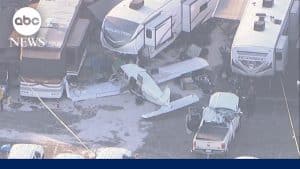 Video Captures Moment A Plane Crashes Near California Racetrack
