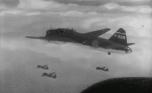 Footage of Iconic Mitsubishi G4M “Betty” Bombing Raids in WWII