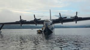 One Of The Last 2 Martin JRM Mars Returns To The Skies