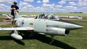 HUGE RC FIAT G.91 Dazzles Spectators