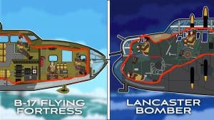 B-17 Flying Fortress vs Lancaster Bomber