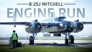 B-25J Mitchell Engine Run In 4K