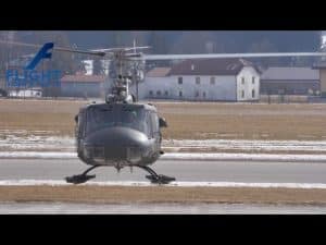 Hear The Roar Of The Huey As It Takes Off