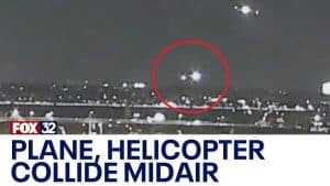 Passenger Jet and Military Helicopter Collide Midair Near Washington, DC