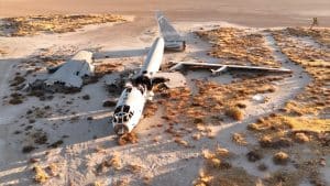 Abandoned B-52s in Mojave Desert