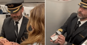 Pilot Proposes to Girlfriend Mid-Flight in a Wholesome Moment