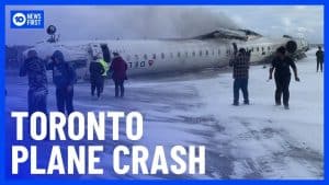 Delta Plane Crashes and Flips Upside Down at Toronto airport