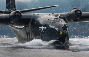 The Last Flying Martin Mars Leaves Sproat Lake One Last Time