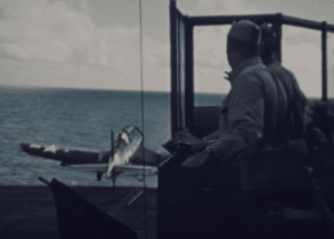 Watch Flight Operations on USS Cape Gloucester (CVE-109) During WWII