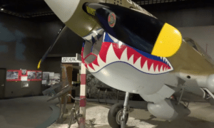 A Large Collection of WWII Fighter Planes Featured at a Museum in Settle City