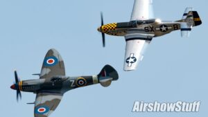 Merlin vs. Griffon Engine Warbirds! No Music!