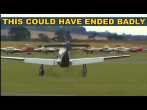‘109’ Buchons chase a P-47 Thunderbolt and P-51 Mustangs