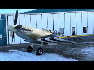 Spitfire Cold Engine Start of the Merlin V12