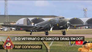 LEGENDARY C-47 ‘DRAG ‘EM OOT’ TAKES OFF