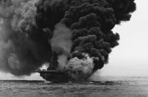 The Story of the Survivor on USS Bunker Hill, Hit by Two Kamikaze Strikes in a Devastating Attack off Okinawa