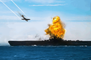 Watch WW2 Combat Footage and Kamikaze Attacks on US Navy in Color During 1945 Battle of Okinawa