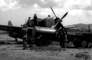 Watch Saipan WWII 318th Fighter Group P-47 and Zero at Isely Field from National Archives