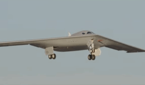 Watch: B-21 Raider Spotted Flying Over California Alongside Chase Plane
