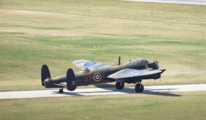 Watch the Lancaster’s Majestic Merlins Roar on VJ Day at Southend Airport