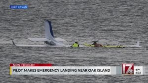 Pilot Rescued After Plane Crashes Into Ocean Off Oak Island
