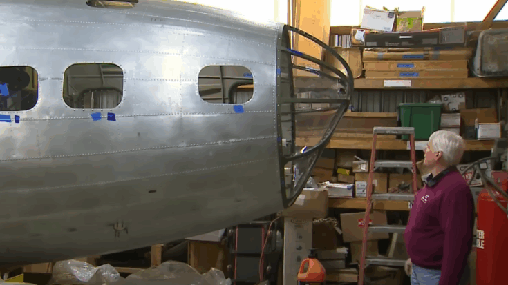 Suburban Man Restores 75-Foot WWII Aircraft to Its Former Glory