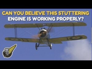 WW1 Sopwith Camel with Original Rotary Engine
