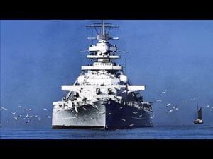 Bismarck Battleship vs Modern Destroyer