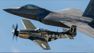 Could an F-22 Really Take On 300 WWII Planes?