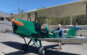 Watch a Fully Restored 1943 de Havilland Tiger Moth Take to the Skies Once More
