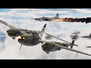 When A P-38 Attacked A B-17 Formation