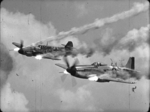 Watch Real Combat Film Showing a Mustang Hunting Down a Bf 109 in Stunning Aerial Footage